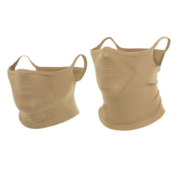 2 PCS Outdoor Sport Mask & Ear-Loop Neck Gaiter,All-Season Cycling Face Cover Seamless Comfortable,High Elastic Breathable Scarf for Outdoor Activities