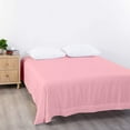 thumbnail image 2 of Elegant & Luxury Flat Bedsheets 1 Piece Only - Full-XL Size Top Sheets - Ultra Soft 100% Egyptian Cotton & 400 Thread Count Sheet with 4" Inch Hem - Breathable Bed Top Sheets - Pink Solid., 2 of 7