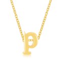 thumbnail image 1 of Precious Stars Golden Initial P Pendant Necklace, 1 of 1