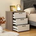 thumbnail image 5 of Costway 3 Drawer Dresser Chest of Drawer Storage Cabinet with Wide Storage Space Organizer, 5 of 10