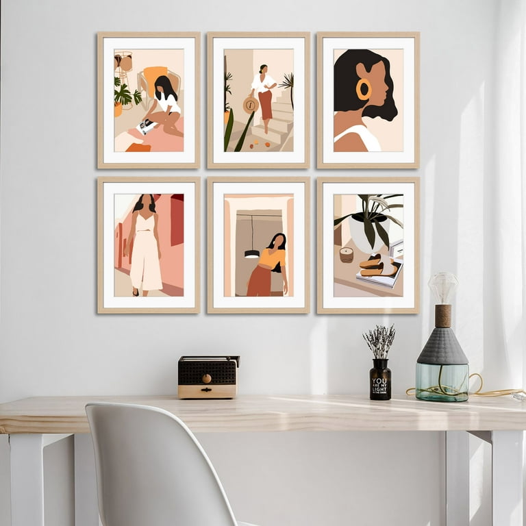 6-Piece Wood Gallery Frame Set