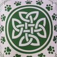 thumbnail image 6 of St. Patricks Pillow Covers Irish Celtic Knot 18x18 Inch Set of 2 for Outdoor Patio Porch Paw Print Four Leaf Lucky Charm Shamrock Throw Pillow Cases Without Fillers, 6 of 6