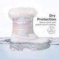 thumbnail image 4 of DREAM PAIRS Girls' Snow Boots, Mid-Calf Winter Boots with Plush Lining, Water-Resistant Upper, Side Zipper and Anti-Slip TPR Outsole, 4 of 6
