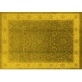 thumbnail image 1 of Ahgly Company Indoor Rectangle Oriental Yellow Traditional Area Rugs, 6' x 9', 1 of 4