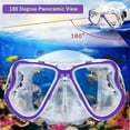 thumbnail image 2 of Dry Snorkel Set,anti-fog Scuba Diving Mask,panoramic Wide View Diving Goggle,easy Breathin, 2 of 5