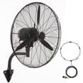 thumbnail image 5 of VEVOR Wall-Mount Misting Fan Oscillating Metal Fan 24.3'' 3 Speed Waterproof, 5 of 10