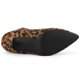 thumbnail image 5 of Botines De Punta Estrecha Cremallera Y Tacón De Aguja Para Mujer Leopardo 40, 5 of 7