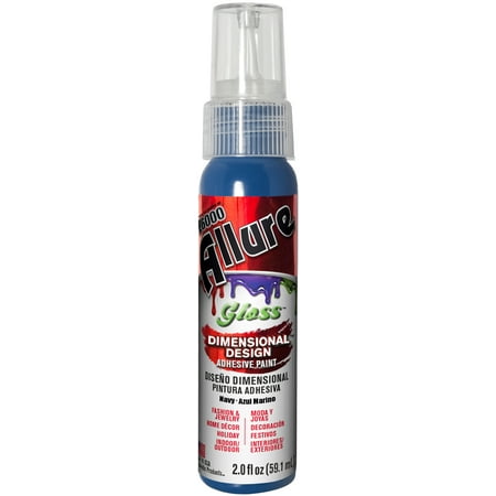 - Allure Gloss Dimensional Design Adhesive Paint 2oz-Navy