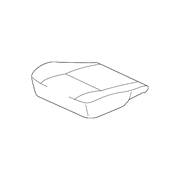 Genuine OE Mitsubishi Cushion Cover - MN124508HC