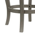 thumbnail image 6 of Hillsdale Furniture Ellendale X-Back Wood Padded Swivel Counter Height Stool, Aged Gray, 6 of 10