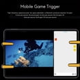 thumbnail image 2 of Six Finger for iPad PUBG Controller Capacitance Adjustable Mobile Game Trigger L1R1 Button Gamepad Joystick Grip Yellow, 2 of 8