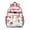 Pioneer Flower Floral-1, variant on Pioneer Flower Floral Print Pattern Backpack for School,Cute School Bag,Schoolbag with Adjustable Shoulder Straps & Padded Back,15.25"x11.5"x5.25"