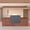 Walnut+Black, variant on Modern Reception Desk with Counter,Wood retail Counter Checkout with Cable Grommet,63 Inch Front Desk for Checkout,Retail Counter for Salons,Offices, Lobbies, Retail Stores