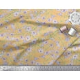 thumbnail image 2 of Soimoi Cotton Cambric Fabric Leaves & Wild Flower Floral Print Fabric by The Yard 42 Inch Wide, 2 of 3