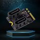 thumbnail image 5 of Tarjeta De Expansion Tarjeta adaptadora M2 a SATA3.0 JMB582 Chip KEY A + E WIFI M.2 a tarjeta convertidora SATA Ehuebsd  Para estrenar, 5 of 9