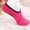 Rose Red, variant on Huanledash Women Fashion Pure Color Breathable Non-Slip Soft Gripper Slippers Floor Socks