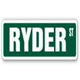 thumbnail image 1 of SignMission SS-624-RYDER 24 in. Ryder Street Childrens Name Room Sign, 1 of 1