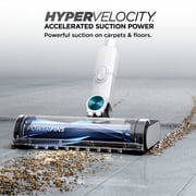 Shark Clean & Empty Cordless Stick Vacuum & Auto-Empty System, Self Cleaning Brushroll, HEPA Filtration, Anti-Allergen Complete Seal, BU3521 White/Peacock