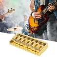 thumbnail image 4 of Eujgoov 7 String Half Waist Gold Non Tremolo Fixed Guitar Bridge For Electric Guitar Metal, 4 of 8