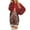 Red, variant on Delconic Women’s Long Sleeve Plaid Print Casual Loose Fit Pullover Dress Crew Neck Soft Fabric Comfortable Style for Daily Wear Complexion L
