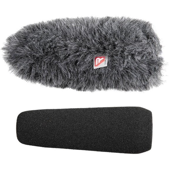 Rycote 12cm Standard Hole SGM Foam with 19mm/22mm Windscreen for Shotgun Microphones