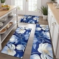 thumbnail image 2 of Pioneer Flower Floral Print Pattern Kitchen Rugs Sets Of 3,Kitchen Runner Rugs Non Skid Washable,Decorative Kitchen Floor Mats for Kitchen,Sink,Laundry,17"x30"+ 17"x47" + 17"x59", 2 of 6