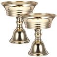 thumbnail image 1 of 2 portalámparas de cobre para templos y salones budistas. Candelabros de aceite., 1 of 8