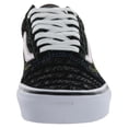 thumbnail image 3 of Vans Old Skool Women's Suede Embossed Print Low Top Sneakers Black Size 9, 3 of 3