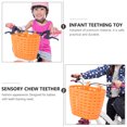 thumbnail image 2 of Cesta plástica desmontable del almacenamiento de la bici de la cesta de la bici de los niños 2pcs para la bici de los niños, 2 of 6