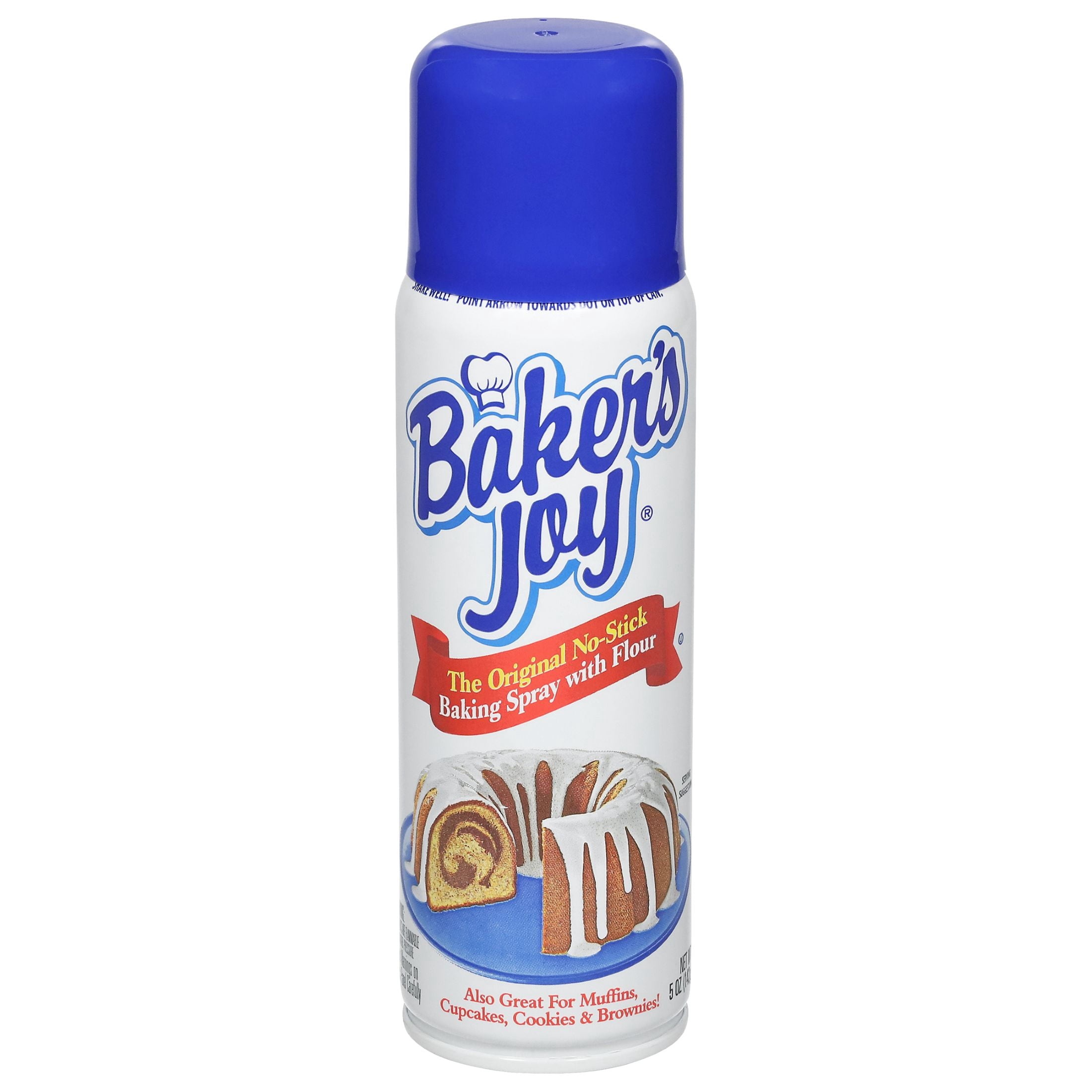 (4 pack) Baker's Joy Baking Spray, The Original No-Stick Baking Spray with Flour, 5 oz. Can