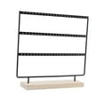 thumbnail image 5 of Segolike Earring Organizer Jewelry Display Stand 3 Tiers Hanging Earring Holder Jewelry Holder for Stores Selling Tabletop Home Vanity black, 5 of 8