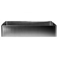 thumbnail image 2 of Eden Bath EB-SS002SV 18.9 x 14.6 in. Rectangular Stainless Steel Vessel Sink with Drain in Silver, 2 of 7
