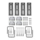 thumbnail image 2 of Juego de 4 soportes para literas de remolque de barco de 8 pulgadas shamjiam, 2 of 8