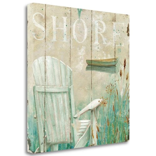 Waterside III By Daphne Brissonnet, Fine Art Giclee Print on Gallery Wrap Canvas, Ready to Hang