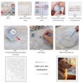 thumbnail image 3 of Paint By Numbers Kit for Adults Beginner - Golden Dog Winter Sunset Snowfall DIY Canvas Painting Kits for Adults, Frameless Paint By Number for Adults for Home Wall Decor 16x20 Inch, 3 of 7