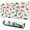 White Cartoon Dinosaurs-1, variant on Long Mouse Pads for Desk,White Cartoon Dinosaurs Trees Pattern Desk Mats on Top Of Desks, Desk Mouse Pad Extra Large with 3mm Non-Slip Base and Stitched Edge for Gaming,Office,Work,Home 31.5"x11.8"