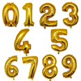 thumbnail image 3 of Globos de aluminio con forma de número digital de plata y oro rosa de gran tamaño de 16/32/40 pulgadas para decoración de fiestas de cumpleaños de adultos y niños, 3 of 5