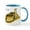 White/Blue Inside, variant on CafePress - King Cobra Mug - 11 oz Ceramic Mug - Novelty Coffee Tea Cup