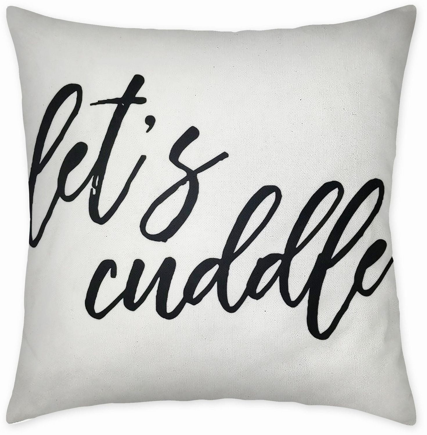 hometrends Coussin décoratif "Let's Cuddle" 18"x18"