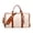 Beige, variant on Convertible Garment Duffle Bag Travel Carry-On Tote Suit Bag 2-in-1 Hanging Garment Bag Weekender Overnight Bag for Business Trip Vacation