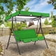 thumbnail image 3 of Sombrilla para Columpio de Banco de 2/3 Plazas, para Silla de Columpio de Jardín, Tafetán de Poliéster, Toldo Impermeable, Herramientas H, 3 of 5