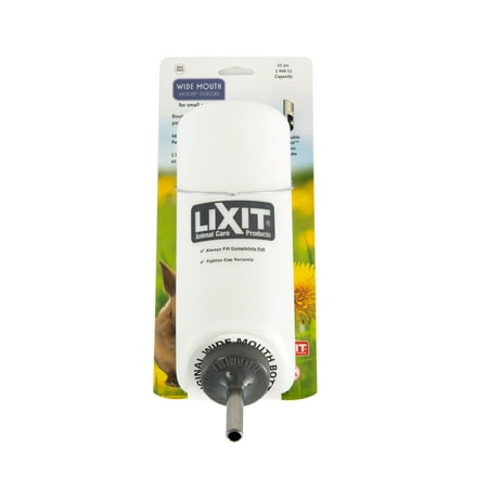 UPC: 0076711008901 | Lixit Weather Resistant Small Animal 32oz. Water Bottle. Perfect for mice  rats  hamsters  gerbils  guinea pigs  ferrets  rabbits  and other small animals.
