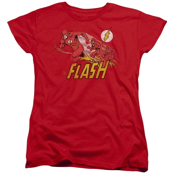 Dc Flash - Crimson Comet - Women's Short Sleeve Shirt - Large