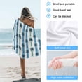 thumbnail image 4 of Beach Towel Palm Trees Bath Pool Towels Tropical Plant Coconut Blue Stripes Absorbent Beach Towel Soft Large Quick Dry Lightweight Camping Travel Sports Yoga Gym Swim Towels for Adult 35x70 Inch, 4 of 9