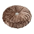 thumbnail image 2 of HCJKDU Round Throw Pillows for Mother's Day Gift, Ice Flower Velvet Pleated Round Pumpkin Throw Pillow Couch Cushion Floor Pillow for Sofa Bed Chair Living Room Car Home Decor for Father‘s Day, 2 of 6