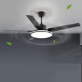 thumbnail image 3 of Ventilador de Techo Con Lámpara LED Megaluz FHM017 Negro, 3 of 3