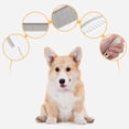 thumbnail image 5 of Peine multifuncional para el pelo de mascotas, eliminación de manchas de lágrimas, kit de peine de aseo para mascotas para perros pequeños, cachorros, peines para perros 2 en 1, aseo de acer, 5 of 5