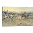 thumbnail image 1 of ARTCANVAS The Tenderfoot 1900 Canvas Art Print by Charles Marion Russell - Size: 26" x 18" (1.50" Deep), 1 of 9