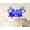 Blue, variant on "Couple Wedding Cake Topper Personalized Shiny Black Cake Topper Color Option Available 5""-7"" Inches Wide"