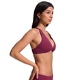 thumbnail image 4 of CRZ YOGA Womens V Neck Bikini Tops Twist Front Triangle Sexy Bathing Suit Criss Cross Back Swimsuit Padded, 4 of 5